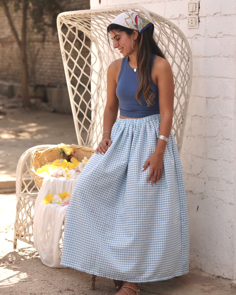 Blue Fields Skirt
