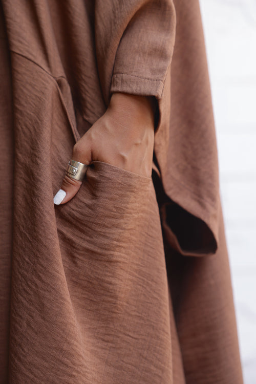 Oasis Kaftan Brown