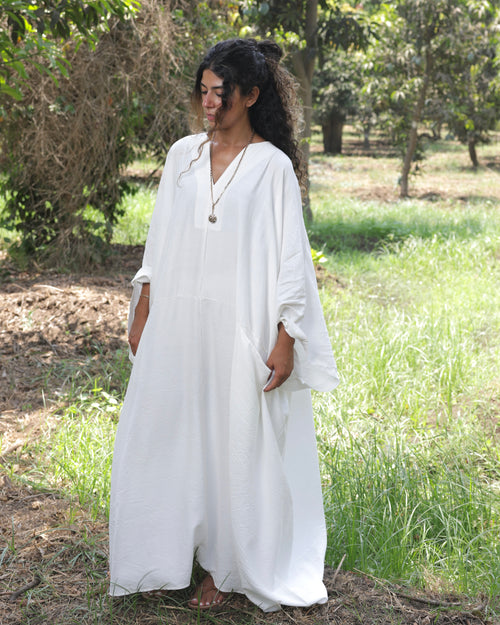 Oasis Kaftan White