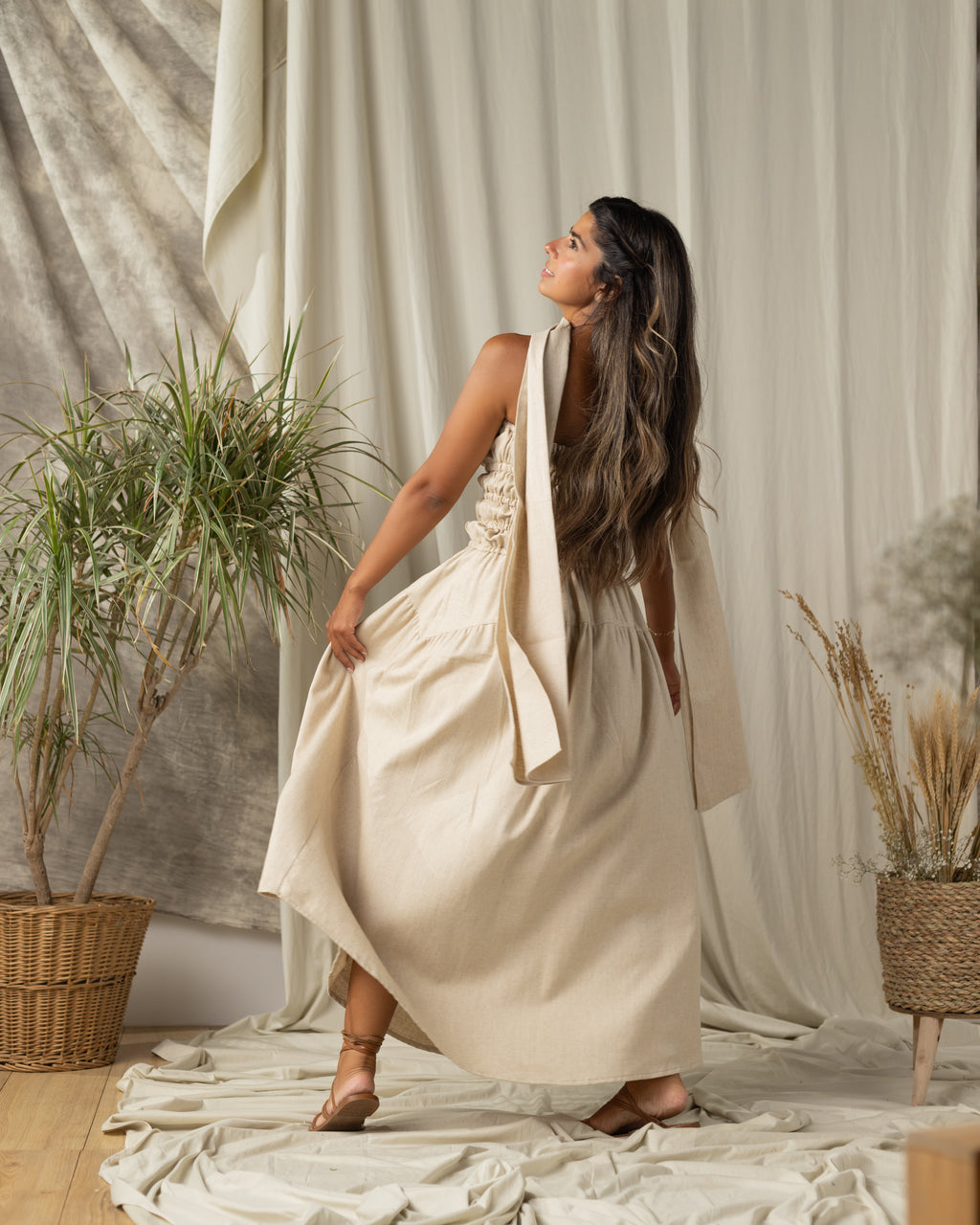 Goddess Smocked Dress