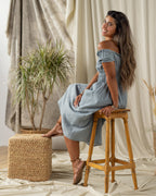 The Delilah Dress | Coastal Blue