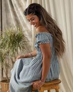 The Delilah Dress | Coastal Blue