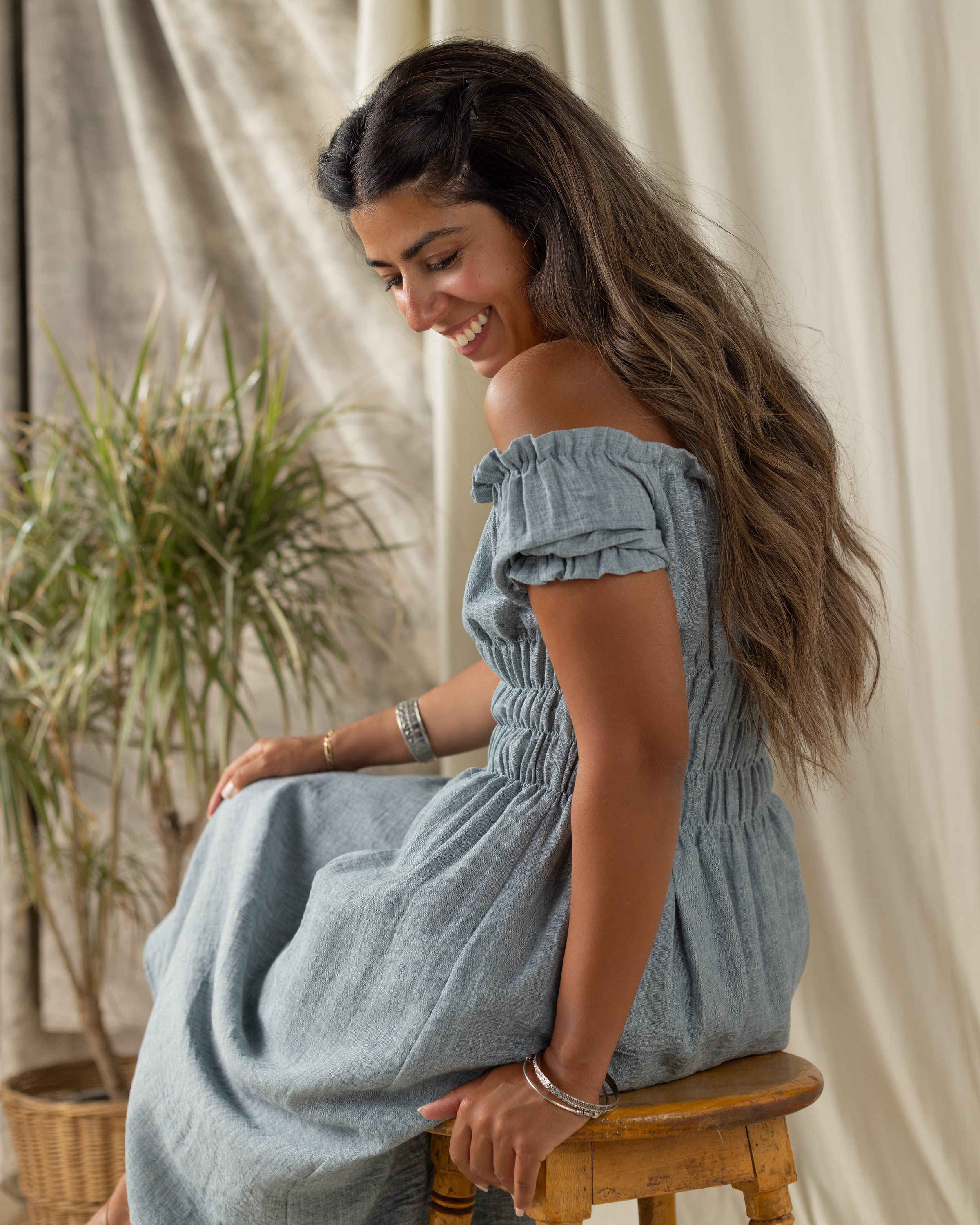 The Delilah Dress | Coastal Blue