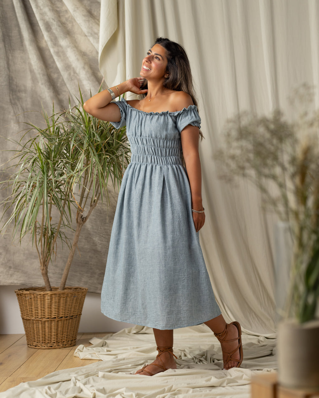 The Delilah Dress | Coastal Blue