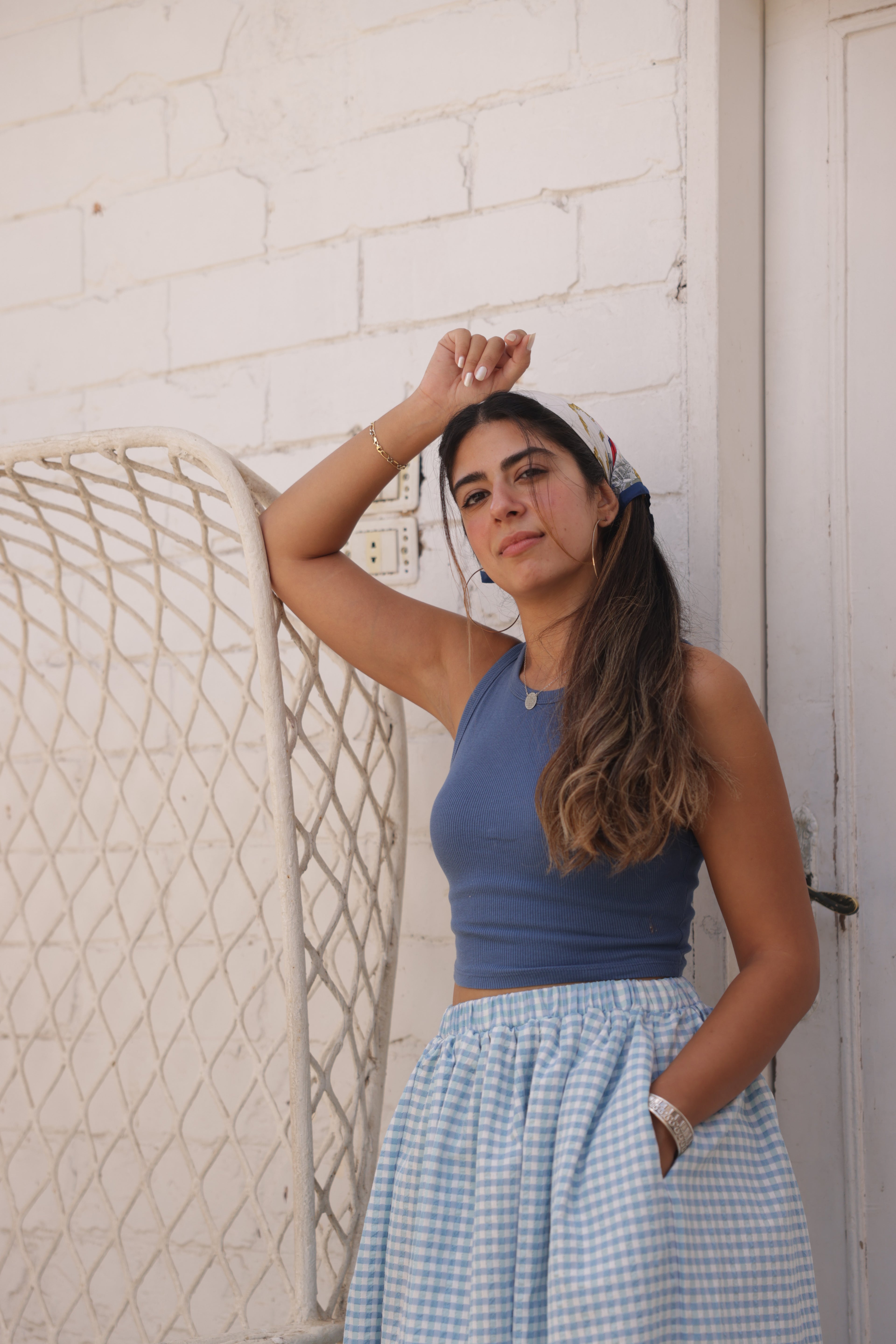 Blue Fields Skirt