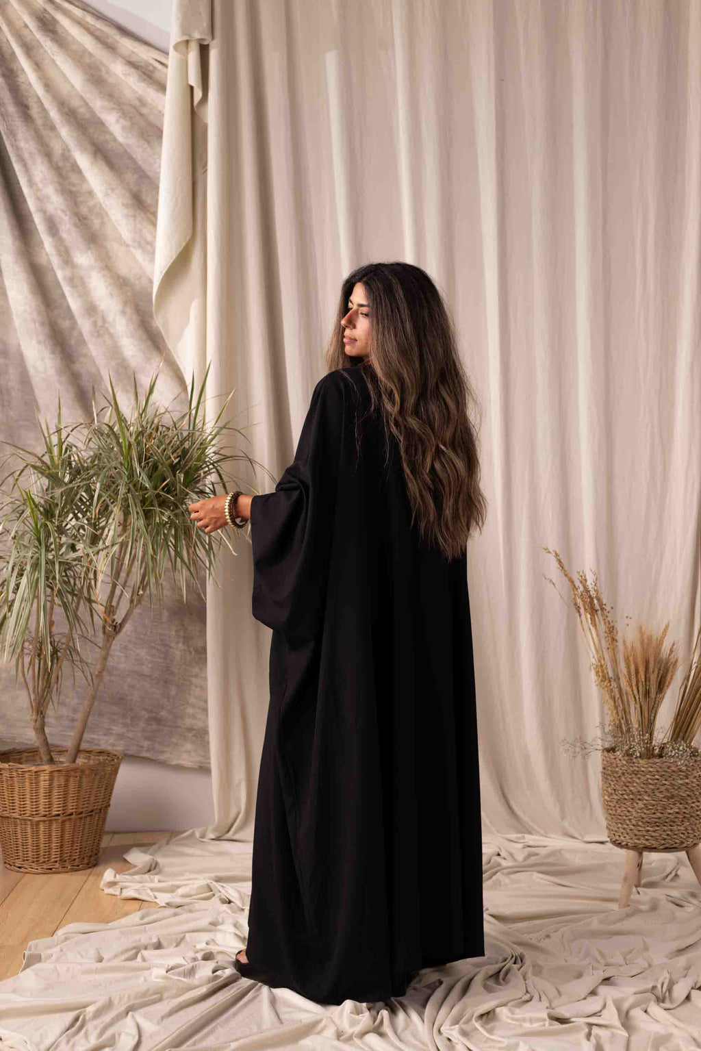 Dune Kaftan | Charcoal