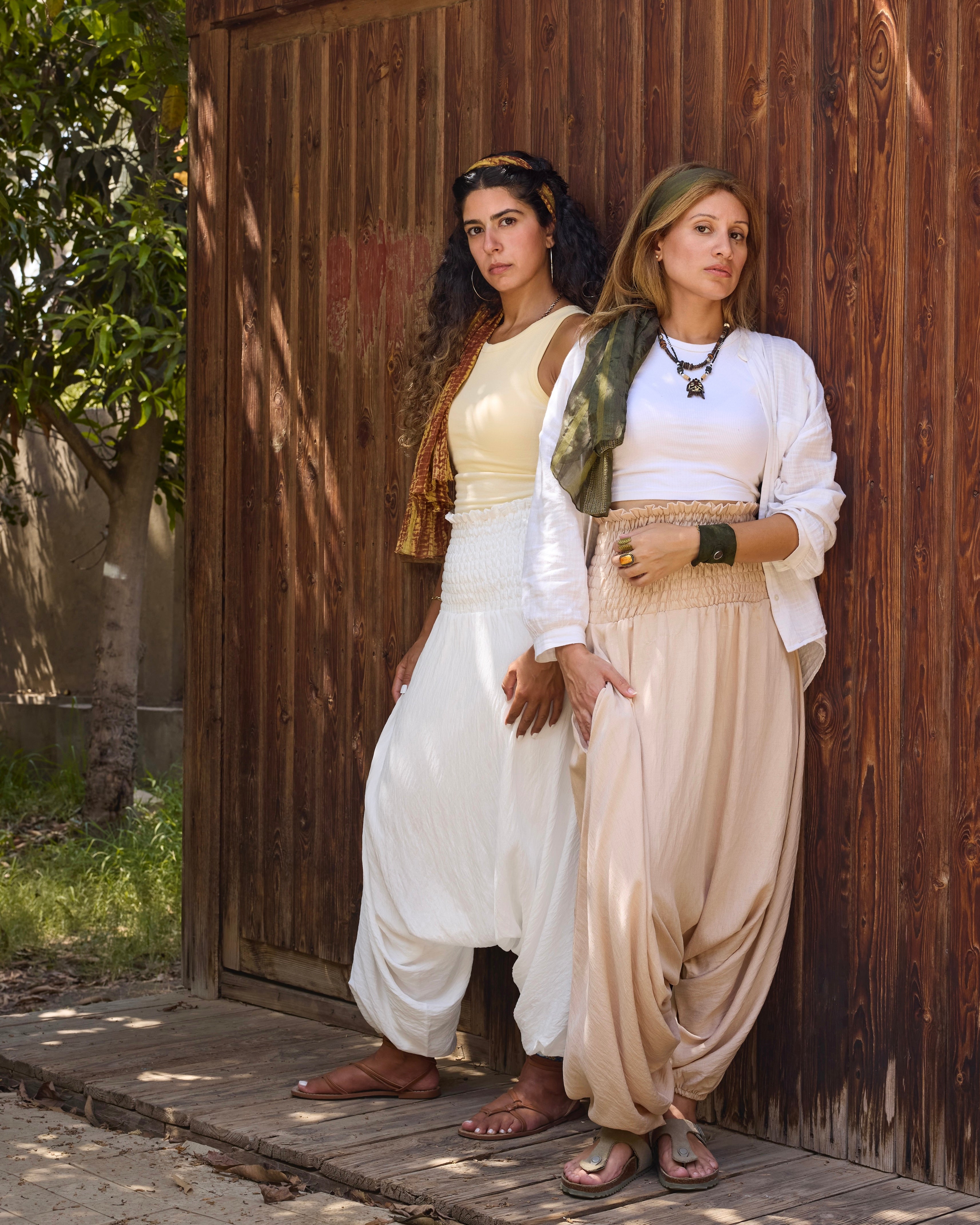 Beige Harem Pants 1