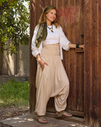 Beige Harem Pants 3