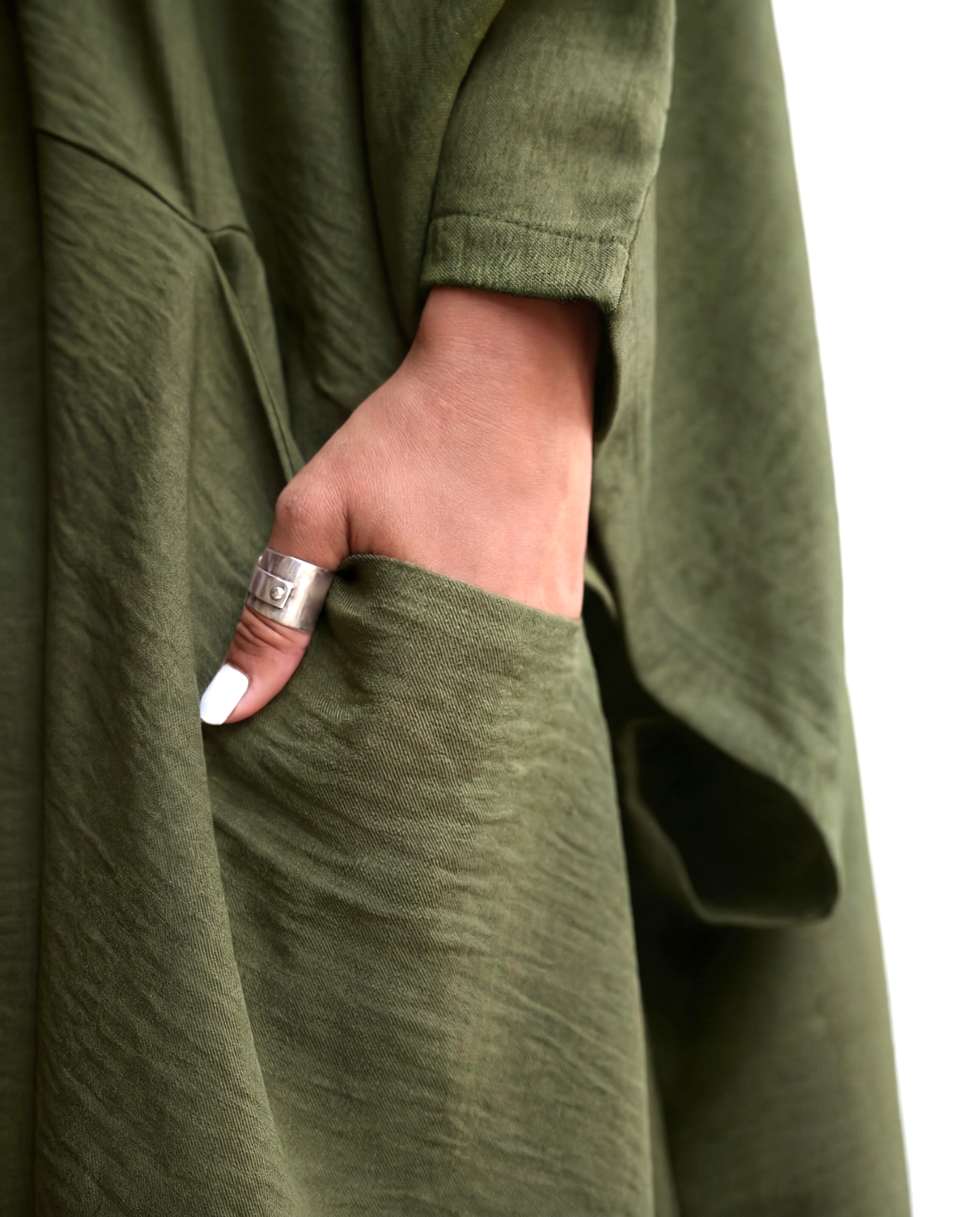 Oasis Kaftan | Moss Green