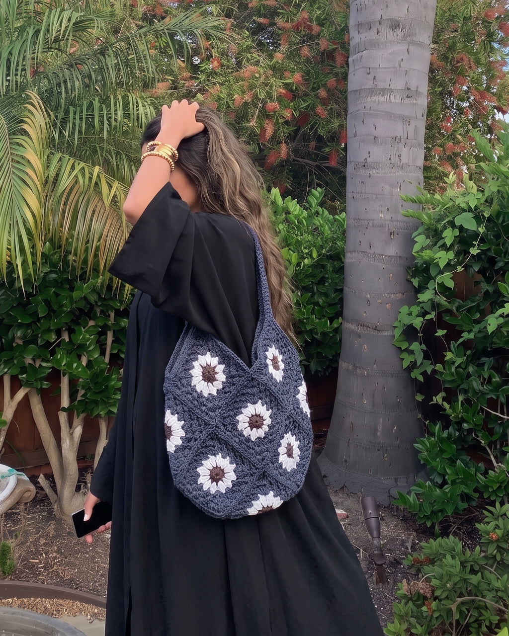 SUNFLOWER TOTE | ASH GREY