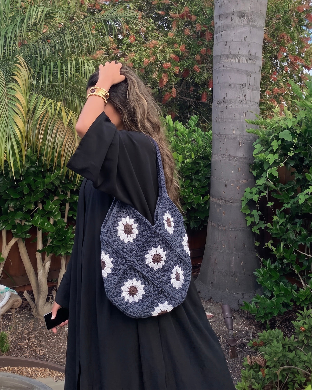 SUNFLOWER TOTE | ASH GREY