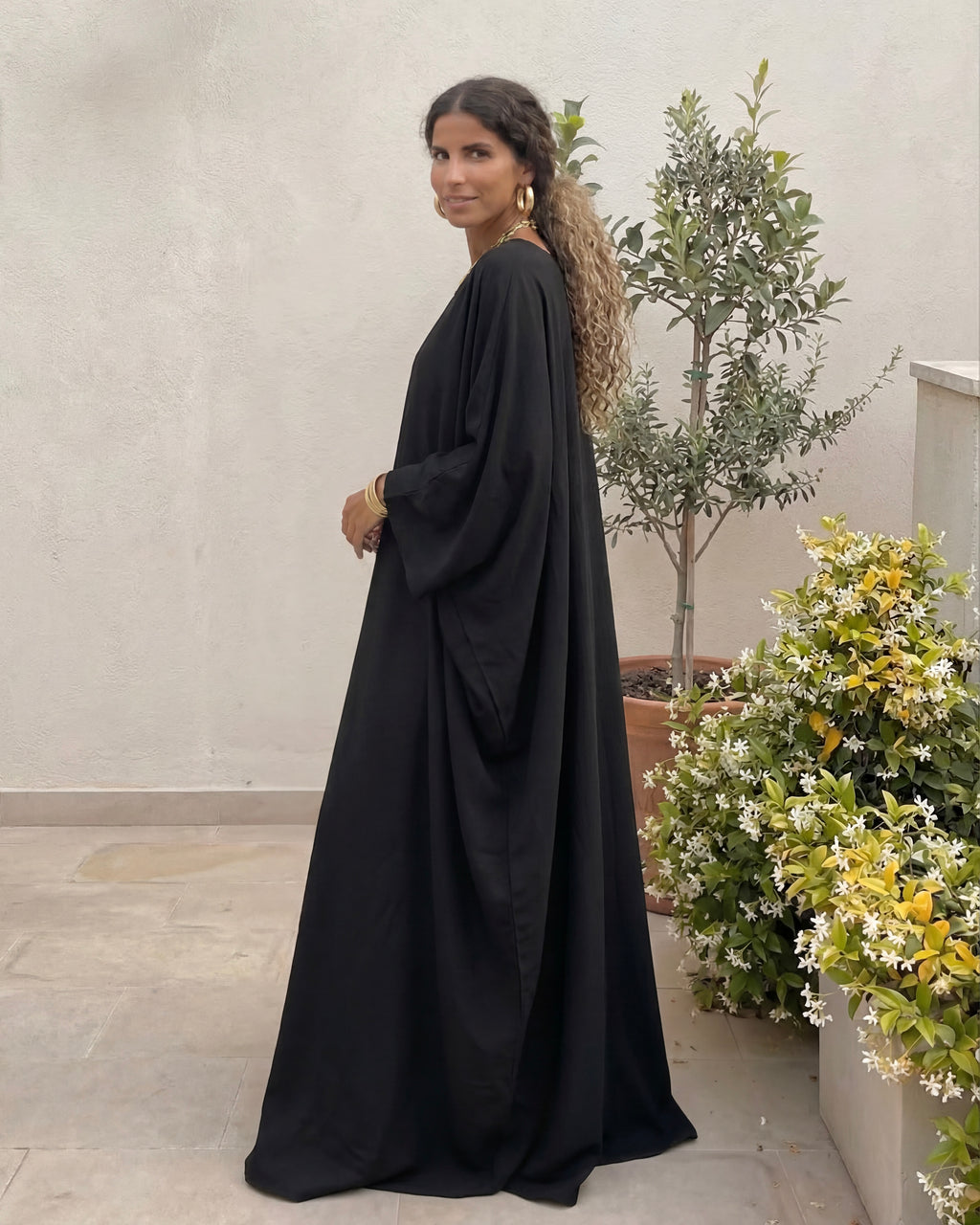 Dune Kaftan | Charcoal