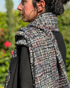 Black Tweed Scarf