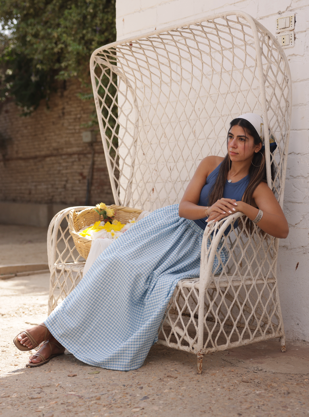 Blue Fields Skirt