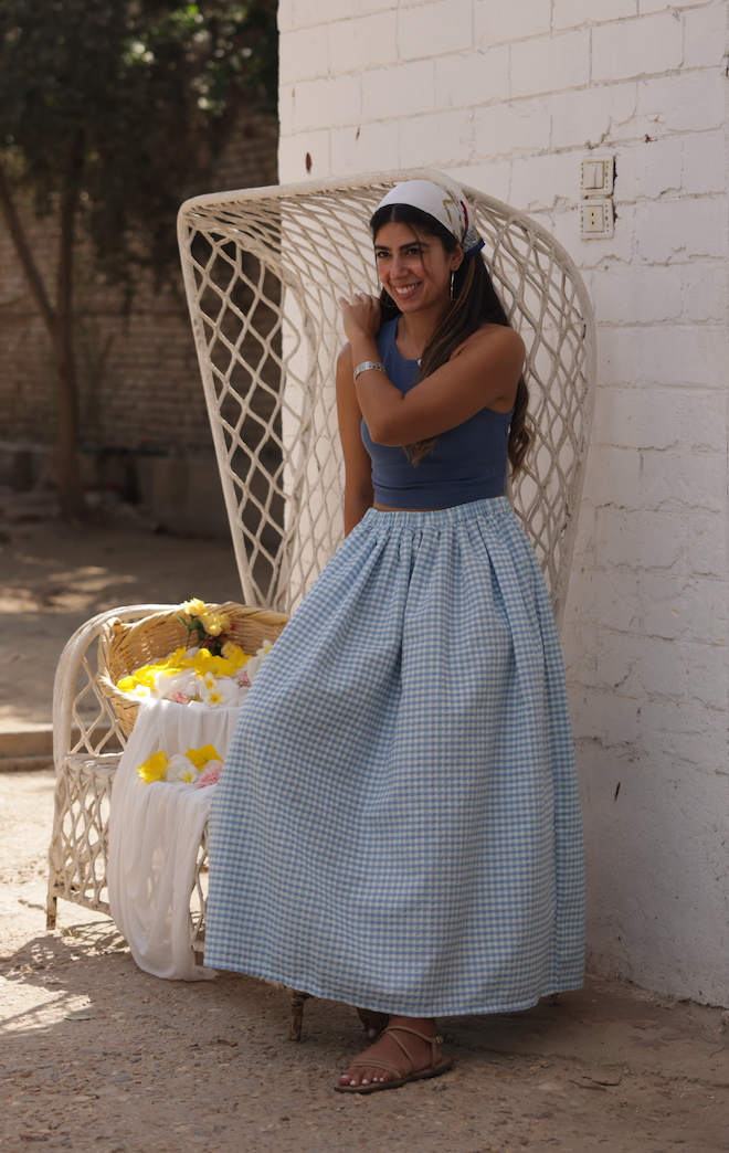 Blue Fields Skirt